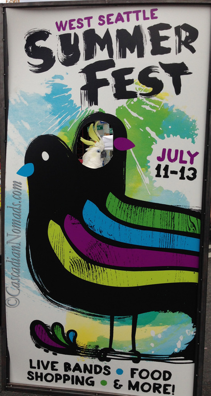 Cascadian Nomads Cockatoo at West Seattle Summer Fest