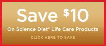 Save $10 On Science Diet Life Care Products