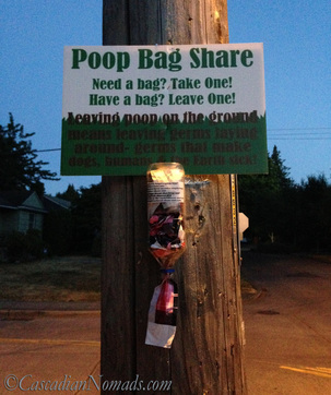  DIY Neighborhood Poop Bag Share Station Made Better By BuildASign.com | #ScoopThatPoop 