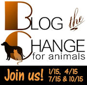 Blog the Change for Animals Badge