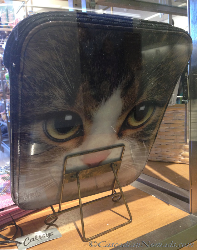Hospital gift shop item with cat face