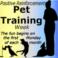 Positive Reinforcement Pet Training Week Badge