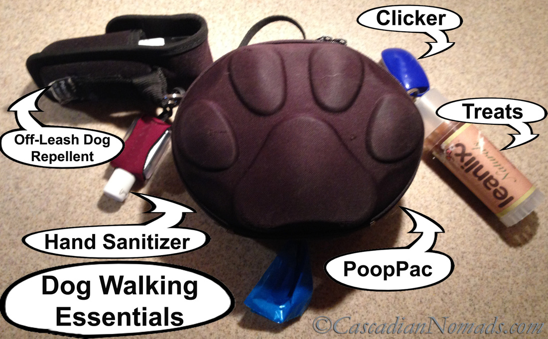 I never go anywhere without my PoopPac and all the attcheed essentials. #DogWalkingWeek